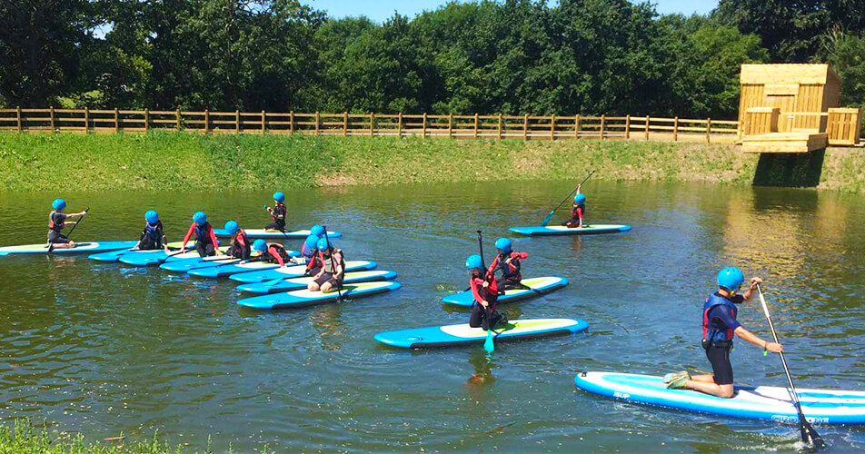 lake paddle boarding kayaking summer fun